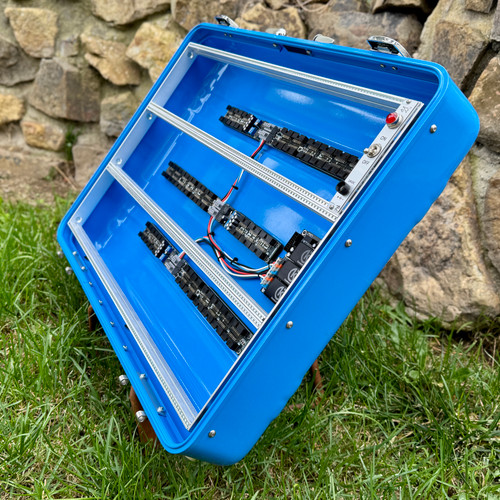 BPNYC ZERO Centurion Elite Eurorack Modular Travel Case 9U 336HP BLUE SOLD